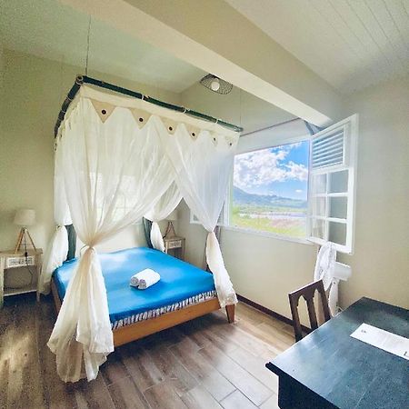 Chambre Et Sdb Privative Ylang Ylang Vue Mont Pelee Dans Maison Partagee Le Morne-Rouge Exterior foto
