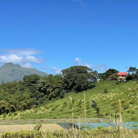 Chambre Et Sdb Privative Ylang Ylang Vue Mont Pelee Dans Maison Partagee Le Morne-Rouge Exterior foto